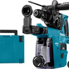 Makita dhr243zjw 18 volt combihamer | sds-plus | met verwisselbare boorkop met stofafzuiging | zonder accu's en lader in m-box - dhr243zjw