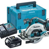 Makita dhs680rtj | lxt accu cirkelzaag 18v 165mm in mbox (2x 5.0ah accu + snellader) - dhs680rtj