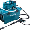 Makita dhw080zk | lxt | 2x18 v | hogedrukreiniger | 80bar | zonder accu's en lader, in koffer - dhw080zk