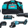 Makita dk0159g301 | combiset | 40 v max | 4,0 ah accu | snellader | df001g, ga005, jr001g | in tas