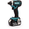Makita dlx2145tj combiset | dhp458 accu klopboormachine + dtd152 accu slagschroevendraaier | 18v 5.0ah li-ion