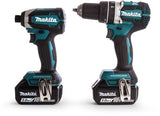 Makita dlx2180tj - dhp484 accuklopboormachine + dtd153 accu slagschroevendraaier 18v 5,0ah li-ion - afbeelding 2