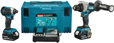 Makita dlx2545tj accu combiset 2-delig (ddf492 + dtd153) 18v 5.0ah in mbox