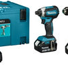 Makita dlx2545tj | lxt accu combiset 18v in mbox met ddf492 en dtd153 (2x 5.0ah accu + lader) - dlx2545tj