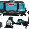 Makita dlx8026tw1 18v combiset voor (slag)schroeven, (klop)boren, slijpen, zagen en monteren met multitool 5,0 ah accu's (3 st.) - dlx8026tw1