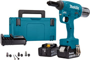 Makita drv150rtj | accu blindklinknageltang |18v | 5.0ah | li-ion | mbox - afbeelding 1