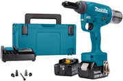 Makita drv250rtj | accu blindklinknageltang |18v | 5.0ah | li-ion | mbox - afbeelding 1