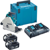 Makita dsp600pt2j accu invalzaag lxt 2x18v | 2x5.0ah accu's en duolader