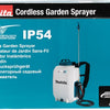 Makita dus158z | lxt 18 v | ruggedragen drukspuit | 15 liter | zonder accu en lader | in doos - dus158z