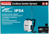 Makita dus158z | lxt 18 v | ruggedragen drukspuit | 15 liter | zonder accu en lader | in doos - dus158z - afbeelding 2