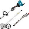 Makita dux60zx14 | 2x18 v combisysteem + cultivator-, struiksnoeier- en kantensnijder opzetstuk | zonder accu's lader