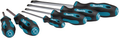 Makita accessoires makita e-10512 schroevendraaierset 6-delig sl4 sl5,5 sl6,5 sl8 pz1 pz2