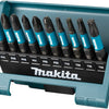 Makita accessoires makita schrbset 10-dlg impblack - e-12011