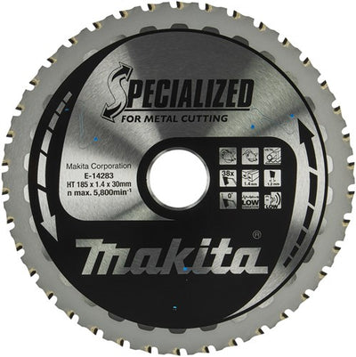 Makita accessoires cirkelzaagblad staal | specialized 185x30x1,4 38t 0g - e-14283 e-14283
