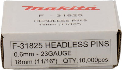 Makita accessoires makita f-31825 pin vk geg. 18mm