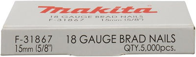 Makita accessoires makita f-31867 brad 15mm ve=5000