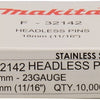 Makita accessoires pin vk 18mm rvs - f-32142