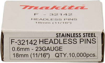 Makita accessoires pin vk 18mm rvs - f-32142