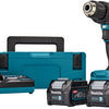 Makita hp002gd201 | 40v max klopboor- schroefmachine | 2,5 ah accu (2 st) + snellader | in mbox - hp002gd201