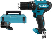 Makita hp333dsaj | 12 v max | klopboor- schroefmachine | 2,0 ah accu (2 st) | lader | in mbox - hp333dsaj - afbeelding 1