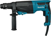 Makita hr2670ft combihamer | sds-plus | met verwisselbare boorkop | 800w 3.0j - hr2670ft - afbeelding 1