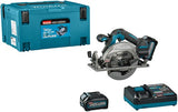 Makita hs012gd201 | 40 v max | accu cirkelzaag | 165 mm | 2 x 2.5 ah accu + snellader | in mbox hs012gd201 - afbeelding 1
