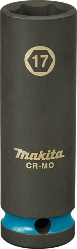 Makita krachtdop impact black, 1 2 17mm lang - e-16477