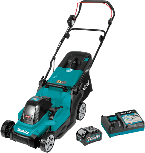 Makita lm003gm103 xgt 40v max grasmaaier 38cm | 1 x 40 v max accu 4,0ah en lader dc40rc - lm003gm103