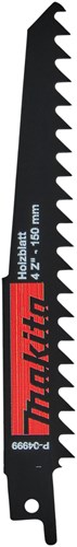 Makita accessoires makita p-04999 reciprozaagblad - 150 x 6,35mm - hout (5st) - afbeelding 2