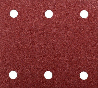 Makita accessoires makita p-33087 schuurvel red - vlak schuurvel - delta schuurvel - velcro - klittenband - k40 - 114 x 102mm (10stuks)