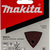 Makita accessoires makita p-33255 schuurvel 3-k 94mm k40 red velcro 10st