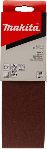 Makita accessoires schuurband k120 76x533 red - p-37219