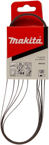 Makita accessoires makita p-43228 schuurband 6x533mm a120 ve=5
