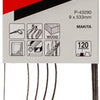 Makita accessoires makita p-43290 schuurband 9x533mm a120 ve=5