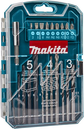 Makita boren schroefbit set 22-delig - p-44002