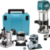 Makita rt0702cx3j | 230 v kantenfrees | met diverse voeten | in mbox - rt0702cx3j
