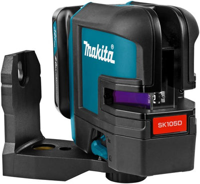 Makita sk105dz kruislijn laser rood zonder accu's en lader, in doos met tas - sk105dz