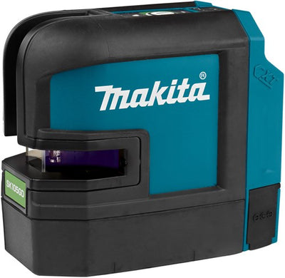 Makita sk105gdz kruislijn laser groen | zonder accu's en lader, in doos met tas - sk105gdz