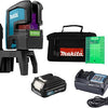 Makita sk106gdw kruislijn laser groen | 12v | incl. 2,0ah accu en lader - sk106gdw