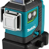 Makita sk700gdx | 12 v max | kruislijn laser groen | 3x 360° | set | 1x 4,0 ah accu - sk700gdx