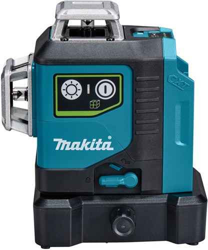 Makita sk700gdx | 12 v max | kruislijn laser groen | 3x 360° | set | 1x 4,0 ah accu - sk700gdx