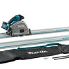 Makita sp001gm103 | 40 v max invalcirkelzaag | 165 mm | 4,0 ah accu | snellader | in mbox | met aws zender | geleiderail (2 st) | 1500 mm | koppelstripset en tas sp001gm103
