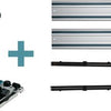 Makita sp6000j1x2 invalcirkelzaag | 2 geleiderails + koppelstukken | 1300w 165mm - sp6000j1x2