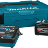 Makita 1911b9-4 | xgt startset 40v max in mbox1 (2x 4.0ah bl4040f accu + dc40ra snellader) - 1911b9-4