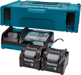 Makita 191v27-4 | xgt startset 40v max in mbox1 (2x 2.5ah bl4025 accu + dc40rc lader) - 191v27-4 - afbeelding 1