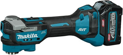 Makita tm001gd201 xgt 40 v max multitool 2,5 ah accu (2 st), snellader, accessoireset, in mbox - tm001gd201
