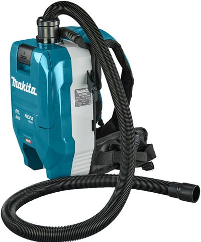 Makita vc009gz01 accu rugstofzuiger met machineaansluiting + aws-zender xgt 40v max basic body