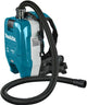 Makita vc009gz01 accu rugstofzuiger met machineaansluiting + aws-zender xgt 40v max basic body