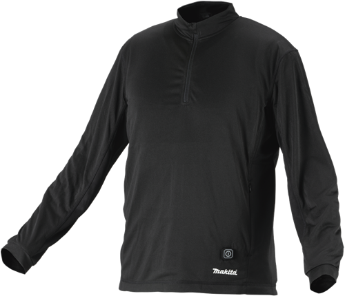 Makita verwarmd ondershirt met rits m - dcx201am