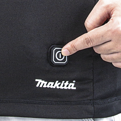 Makita verwarmd ondershirt met rits xs - dcx201axs